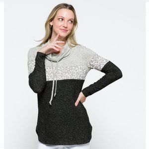 Stitch Fix Market & Spruce Cameron Cowl Neck Brushed Knit Top NWT